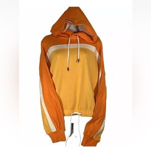 Fourlaps Rush Hoodie Drawstring Women’s Orange Buttercream Mango Large NWT